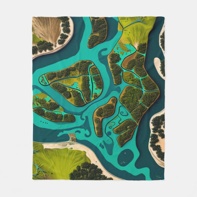 Manta Polar Futuristic Marshlands (Anverso)
