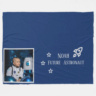 Manta Polar Futuros Astronautas Personalizados para Niños