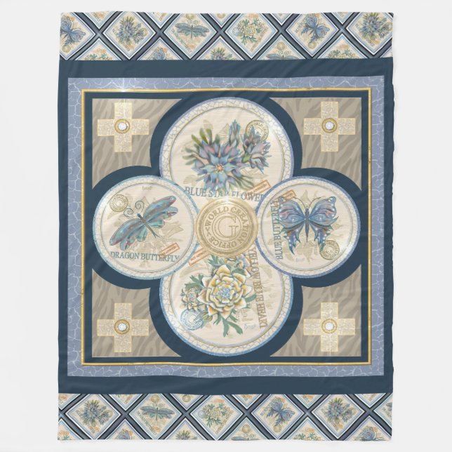 Manta Polar G Creación de Office Fleece Blanket (Anverso)