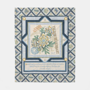 Manta Polar G Creación Oficina de la flor amarilla