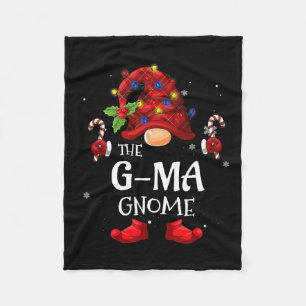Manta Polar G-mamáes Gnome Pjs Navidades Coincidentes Para Fam
