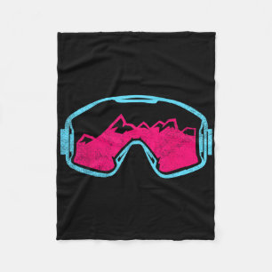 Manta Polar Gafas de esquí retro vintage para snowboard años 8