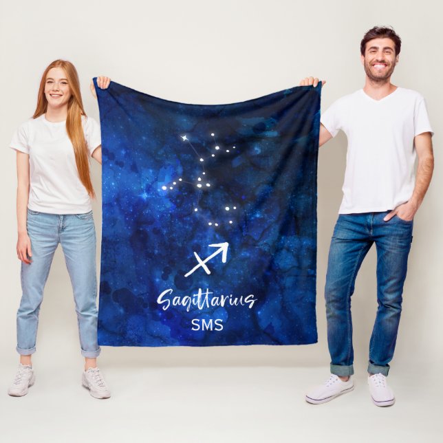 Manta Polar Galaxia de Constelación Sagittarius Zodiac Monogra (In situ)