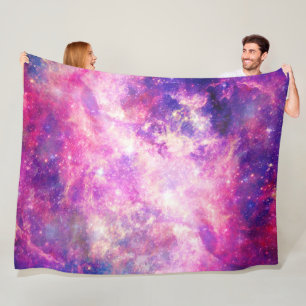 Manta Polar Galaxia de Nebulosa del espacio púrpura Girly