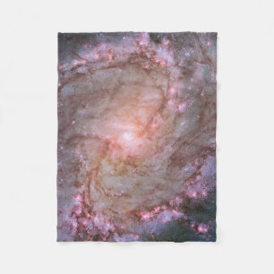 Manta Polar Galaxia Espiral Barrada Messier 83.