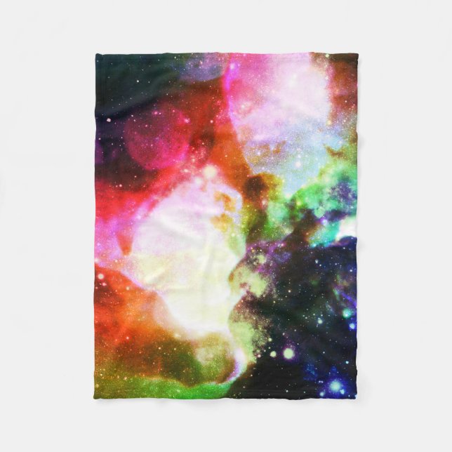 Manta Polar Galaxia Nebulosa Arcoiris (Anverso)