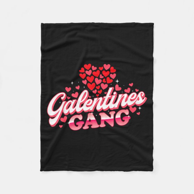 Manta Polar Galentines Gang - Galentine's Day Gals Sisterhood  (Anverso)