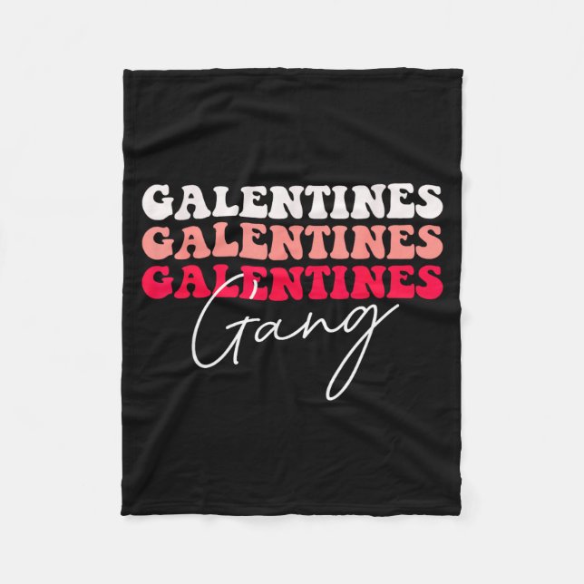 Manta Polar Galentines Gang - Galentine's Day Gals Sisterhood  (Anverso)