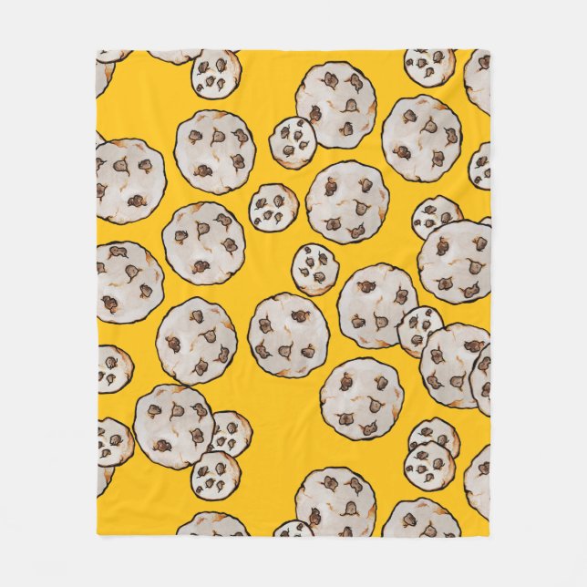 Manta Polar Galletas de chispas de chocolate (Anverso)