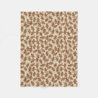 Manta Polar Galletas lindas de los hombres de pan de jengibre