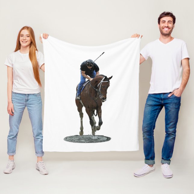 Manta Polar Galloping Thoroughbed Horse Y Rider Blanket (In situ)
