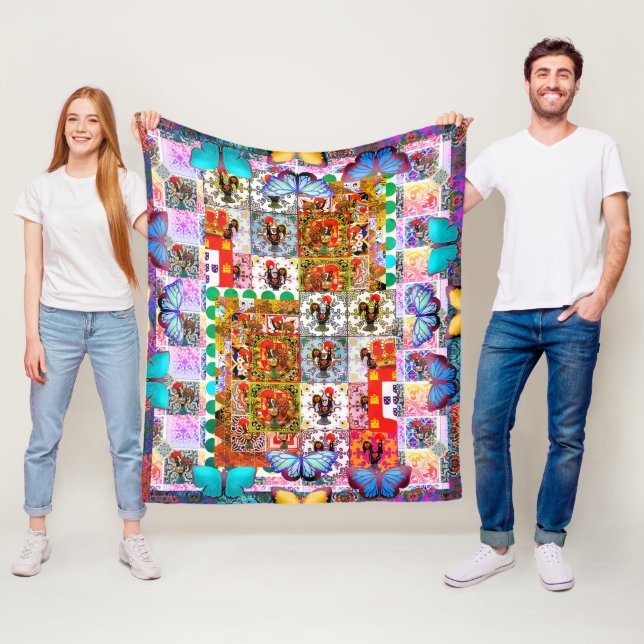 Manta Polar Galo de Barcelos, Portugal (In situ)