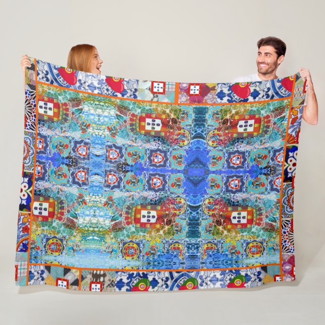 Manta Polar Galo de Barcelos, Portugal (In situ)