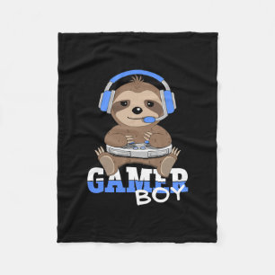 Manta Polar Gamer Boy Sloth Gaming Sloths Videojuegos Hombres 