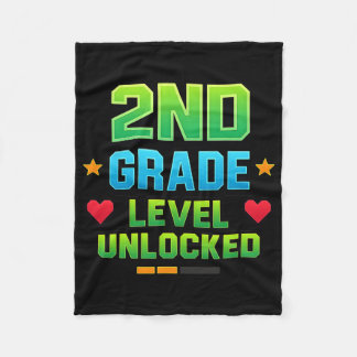Manta Polar Gamer Boys Ck To School 2nd Grade First Day Second