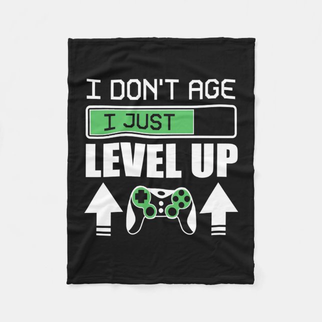 Manta Polar Gamer Do Not Age I Just Level Up (Anverso)
