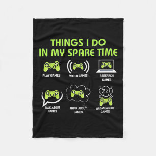 Manta Polar Gamer Gift   Things Gamer Do In My Spare Time