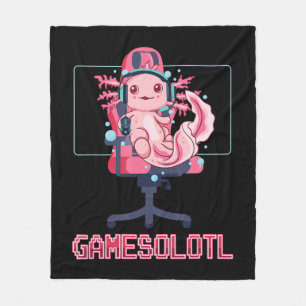 Manta Polar Gamesolotl Axolotl Video Gamer Kawaii Anime Gaming
