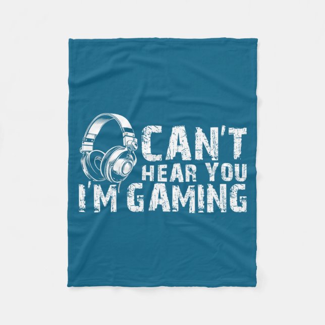 Manta Polar Gaming Zone Focus Gamer Tee Funny Quote  (Anverso)