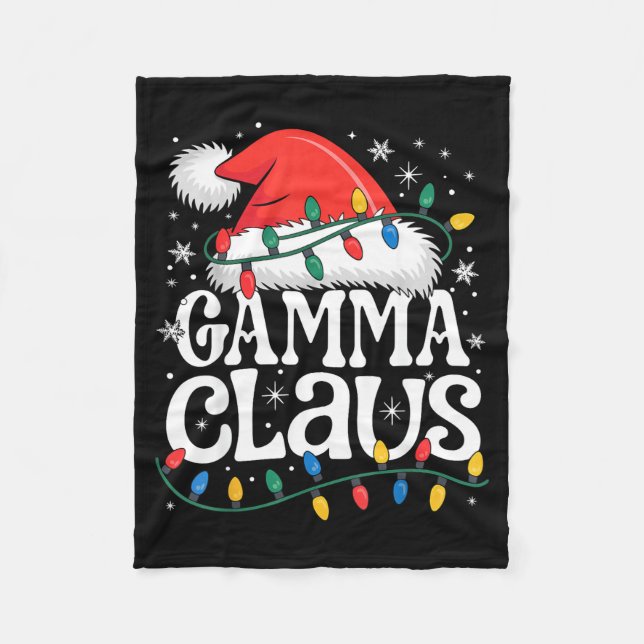 Manta Polar Gamma Claus Funny Xmas Christmas Grandma Holiday S (Anverso)