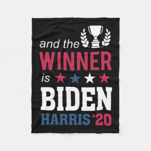 Manta Polar Ganador campeón presidente Joe Biden Kamala Harris