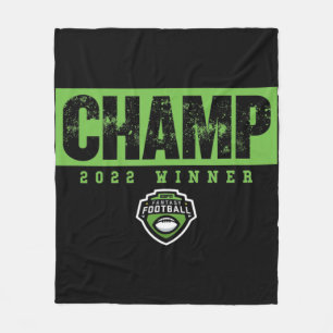 Manta Polar Ganador del campeón de fútbol Veintidós