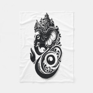 Manta Polar Ganesha, Espiritual Dios Hindú Ganesh Indio Yoga,