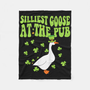 Manta Polar Ganso más tonto en el Pub Shamrock St Patricks Day
