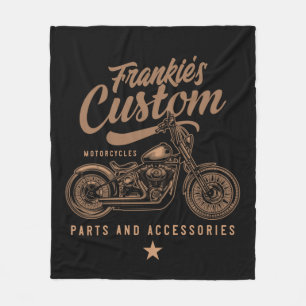 Manta Polar Garaje de motocicleta Bobber Personalizado de moto