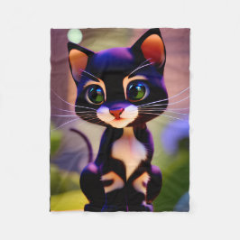 Manta Polar Gatito Bonito