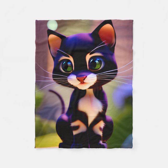 Manta Polar Gatito Bonito (Anverso)