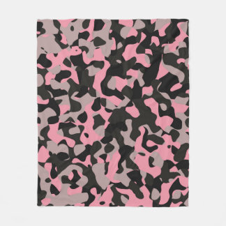 Manta Polar Gatito Camo