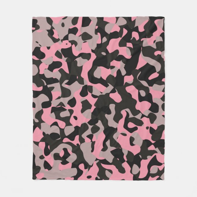 Manta Polar Gatito Camo (Anverso)