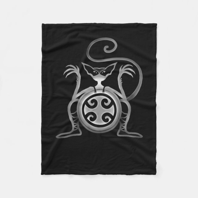 Manta Polar Gato asustado (Anverso)