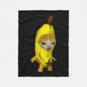 Manta Polar Gato bananero lindo Bananacat Meme Kitty Cat Lov