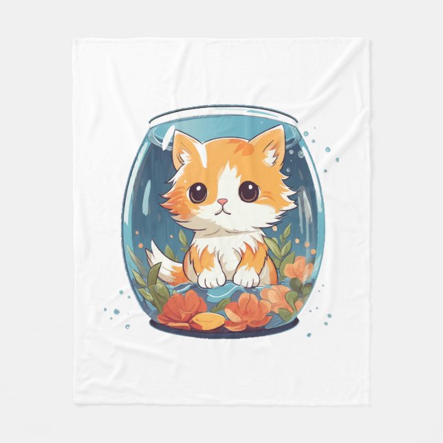 Manta Polar Gato Culpable (Anverso)