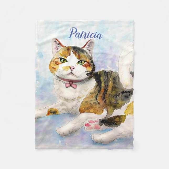 Manta Polar Gato de agua (Anverso)