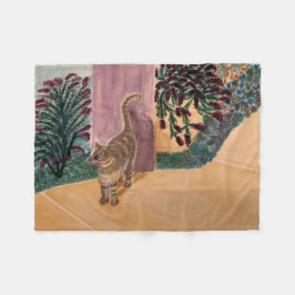 Manta Polar Gato de Buenos Días