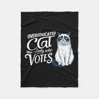 Manta Polar Gato de educación superior que vota