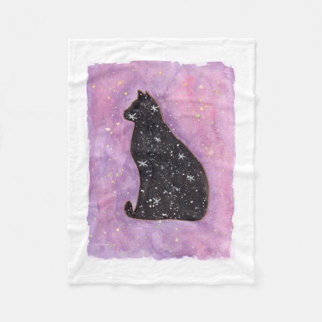 Manta Polar Gato de Estrellas (Anverso)