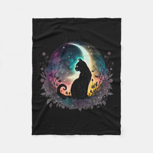 Manta Polar Gato de los motivos del gato (Anverso)