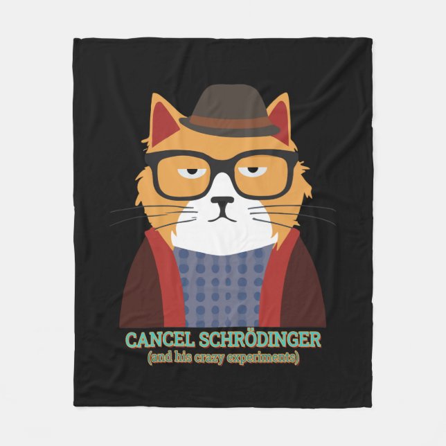 Manta Polar Gato de Schrodinger (Anverso)