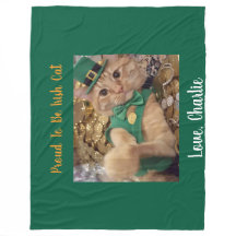 Gato duende del día de San Patricio