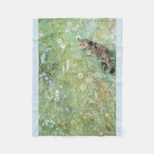 Manta Polar Gato en el prado del verano, Bruno Liljefors