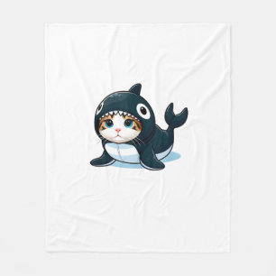 Manta Polar Gato en estufa de orca