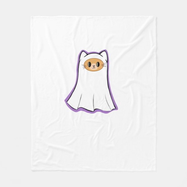 Manta Polar gato fantasma Classic T-Shirt_3 (Anverso)