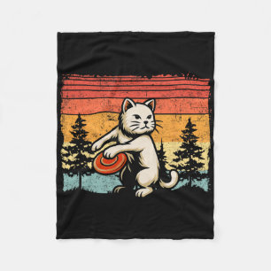 Manta Polar Gato golfista de disco retro vintage jugador de go