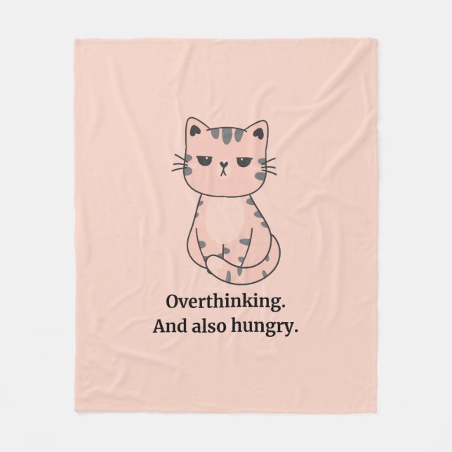 Manta Polar Gato Hangry (Anverso)