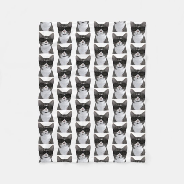 Manta Polar Gato más frío de la ciudad (Anverso)