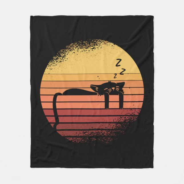 Manta Polar Gato negro (Anverso)